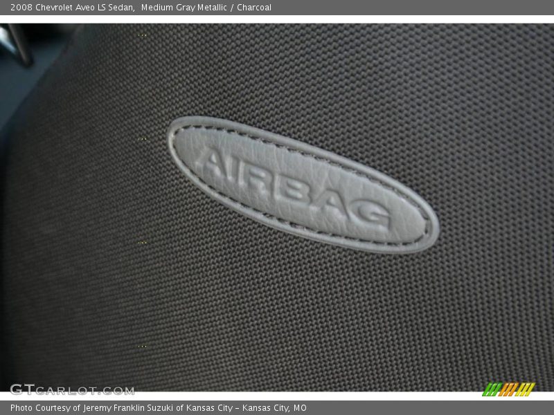 Medium Gray Metallic / Charcoal 2008 Chevrolet Aveo LS Sedan