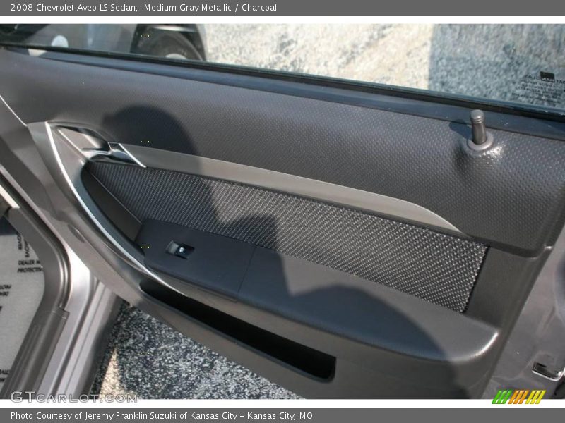 Medium Gray Metallic / Charcoal 2008 Chevrolet Aveo LS Sedan