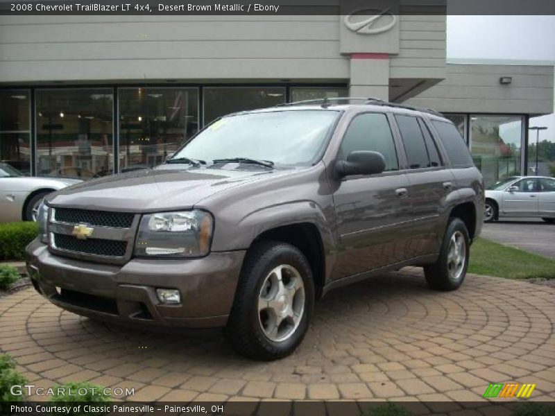Desert Brown Metallic / Ebony 2008 Chevrolet TrailBlazer LT 4x4