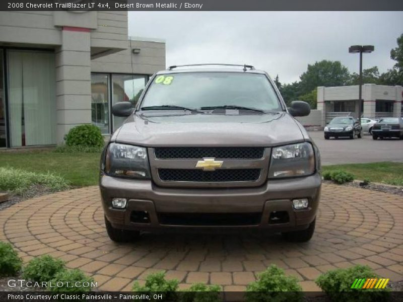 Desert Brown Metallic / Ebony 2008 Chevrolet TrailBlazer LT 4x4