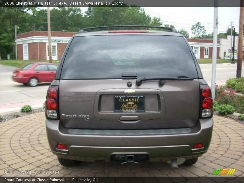 Desert Brown Metallic / Ebony 2008 Chevrolet TrailBlazer LT 4x4