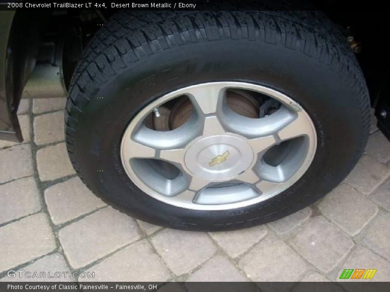 Desert Brown Metallic / Ebony 2008 Chevrolet TrailBlazer LT 4x4