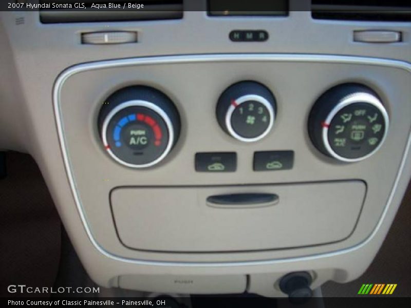 Aqua Blue / Beige 2007 Hyundai Sonata GLS