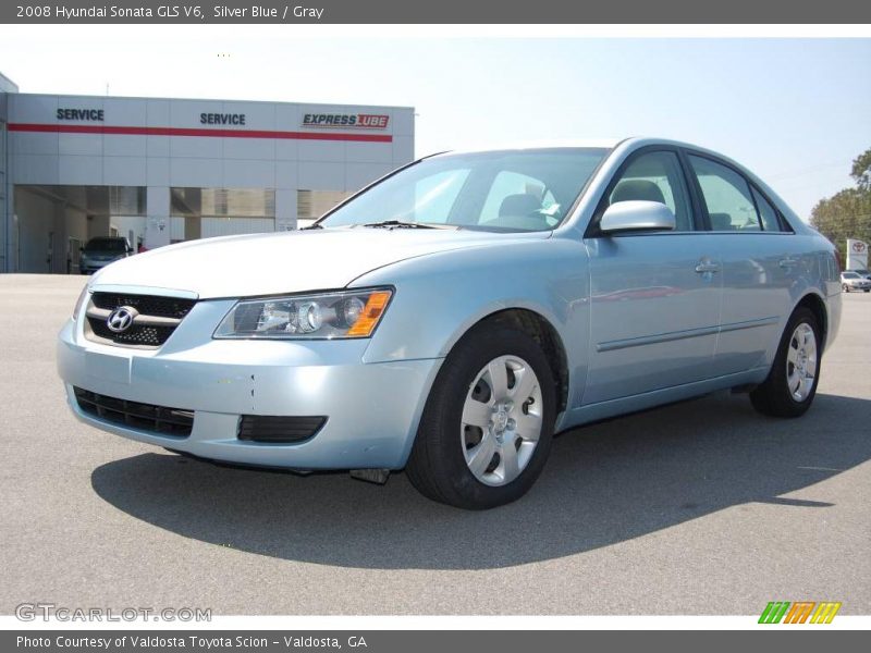 Silver Blue / Gray 2008 Hyundai Sonata GLS V6