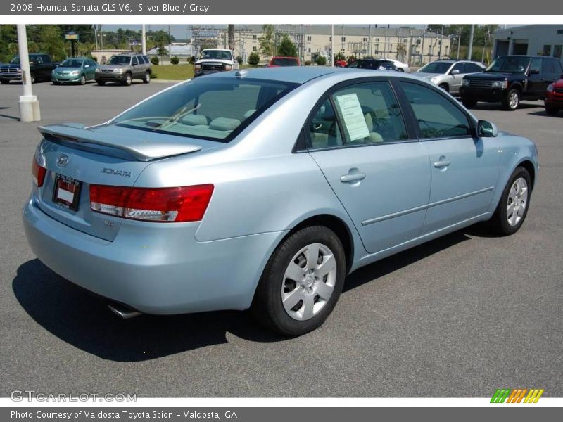 Silver Blue / Gray 2008 Hyundai Sonata GLS V6