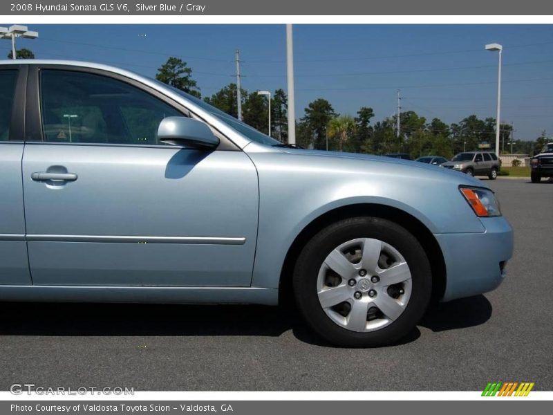 Silver Blue / Gray 2008 Hyundai Sonata GLS V6