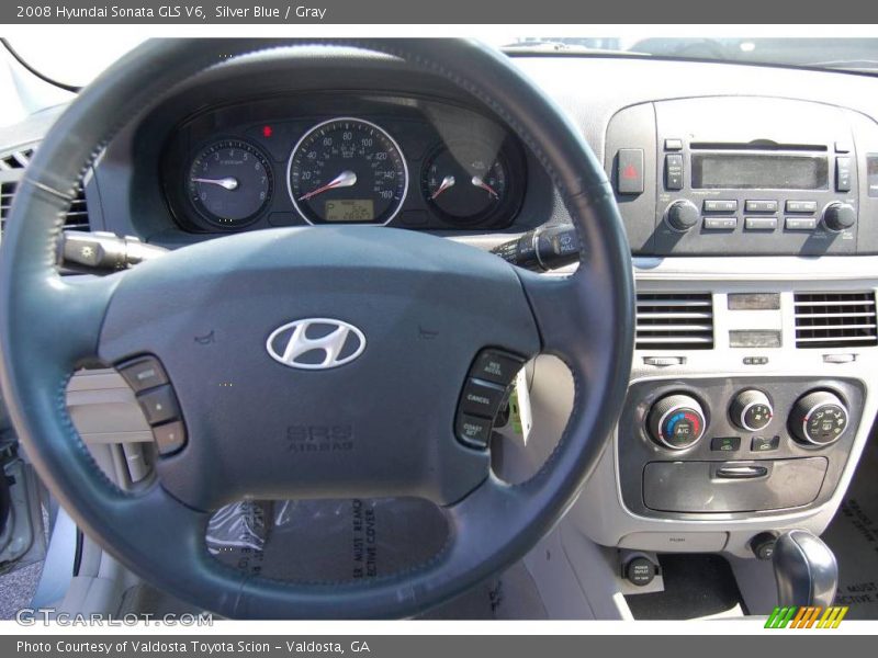 Silver Blue / Gray 2008 Hyundai Sonata GLS V6