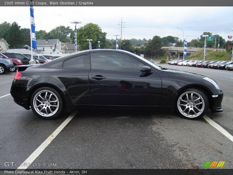 Black Obsidian / Graphite 2005 Infiniti G 35 Coupe