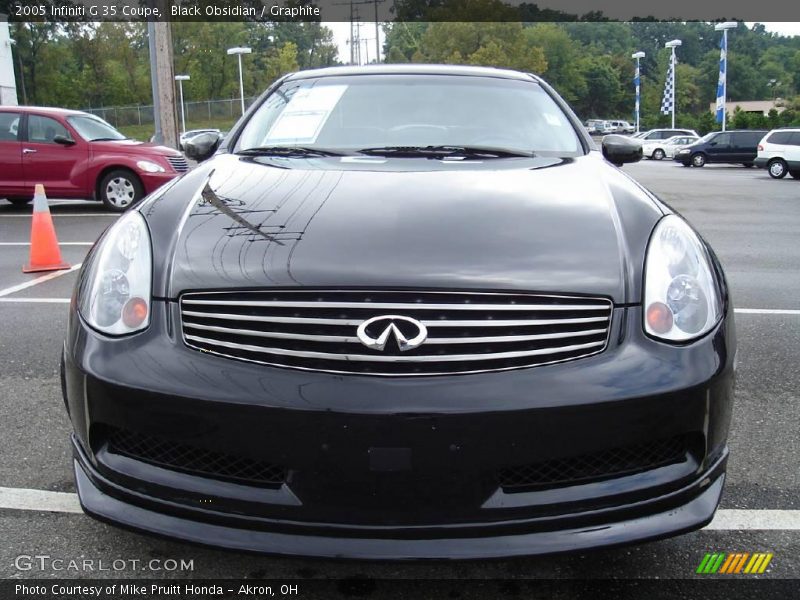 Black Obsidian / Graphite 2005 Infiniti G 35 Coupe