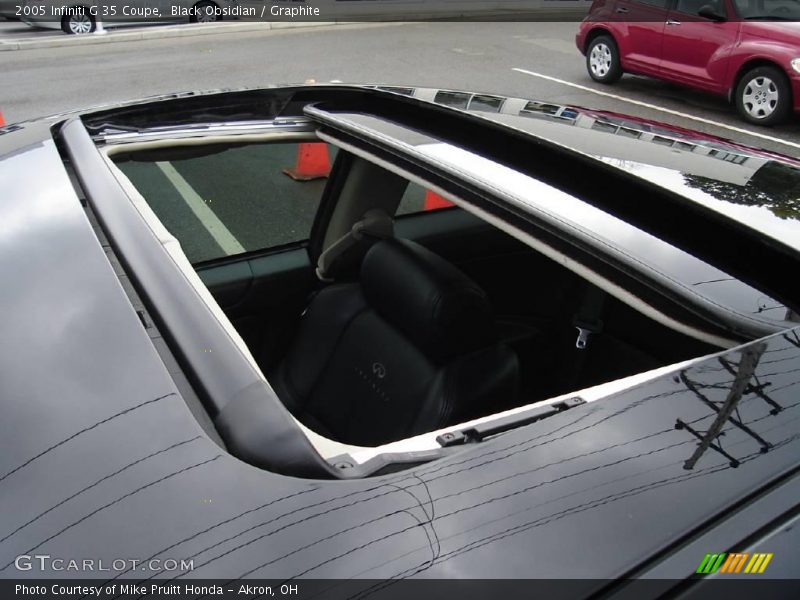 Black Obsidian / Graphite 2005 Infiniti G 35 Coupe