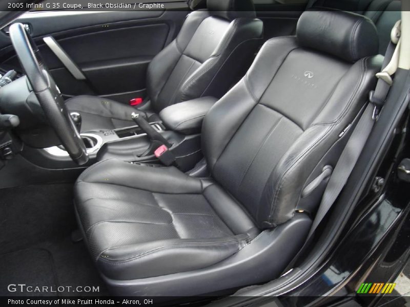 Black Obsidian / Graphite 2005 Infiniti G 35 Coupe