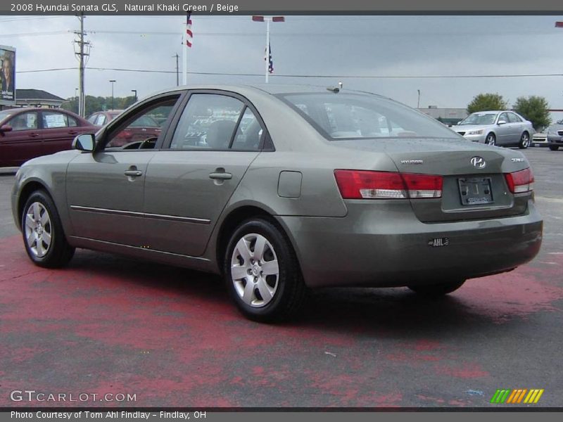Natural Khaki Green / Beige 2008 Hyundai Sonata GLS