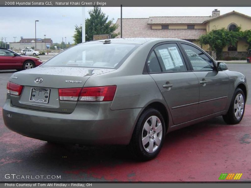 Natural Khaki Green / Beige 2008 Hyundai Sonata GLS