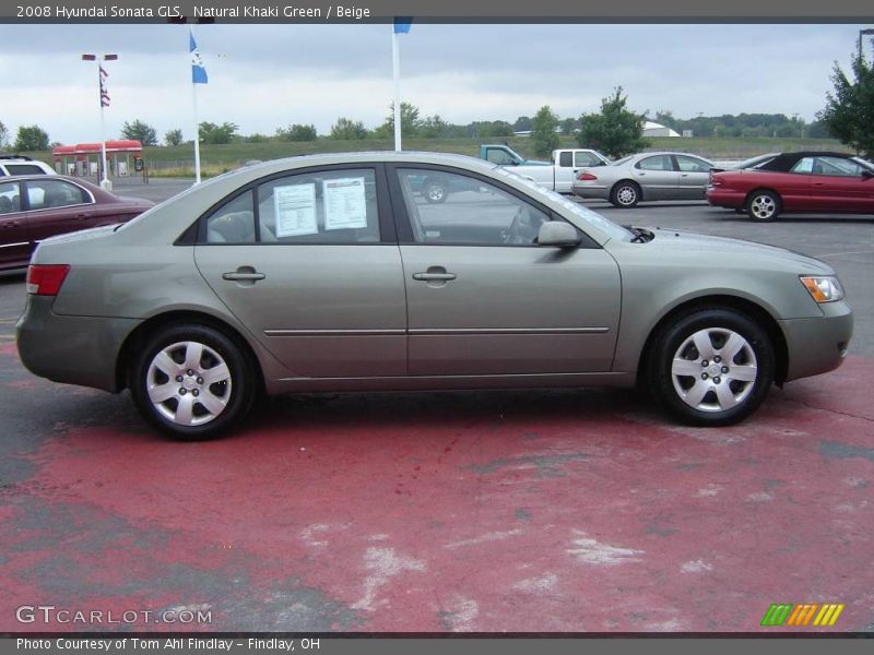 Natural Khaki Green / Beige 2008 Hyundai Sonata GLS