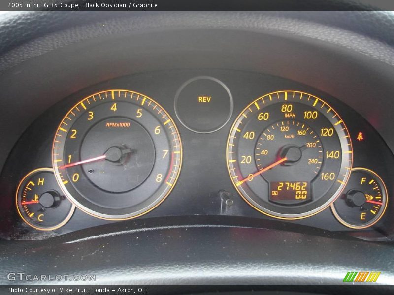 Black Obsidian / Graphite 2005 Infiniti G 35 Coupe