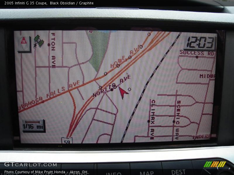 Black Obsidian / Graphite 2005 Infiniti G 35 Coupe