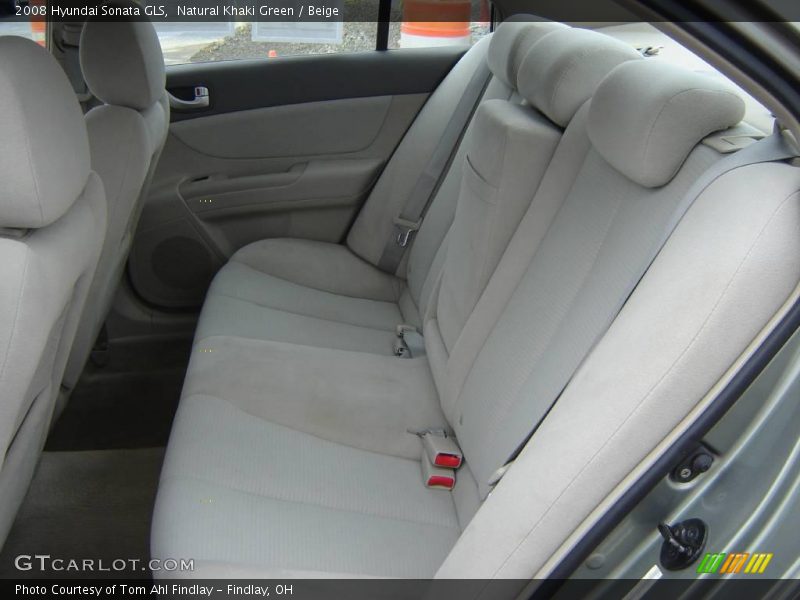 Natural Khaki Green / Beige 2008 Hyundai Sonata GLS