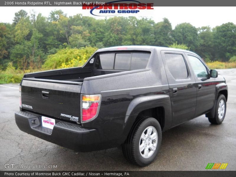 Nighthawk Black Pearl / Beige 2006 Honda Ridgeline RTL