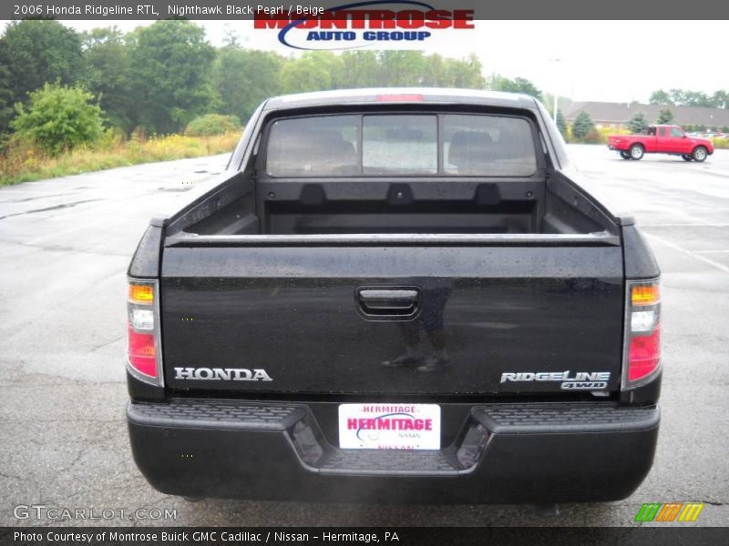 Nighthawk Black Pearl / Beige 2006 Honda Ridgeline RTL