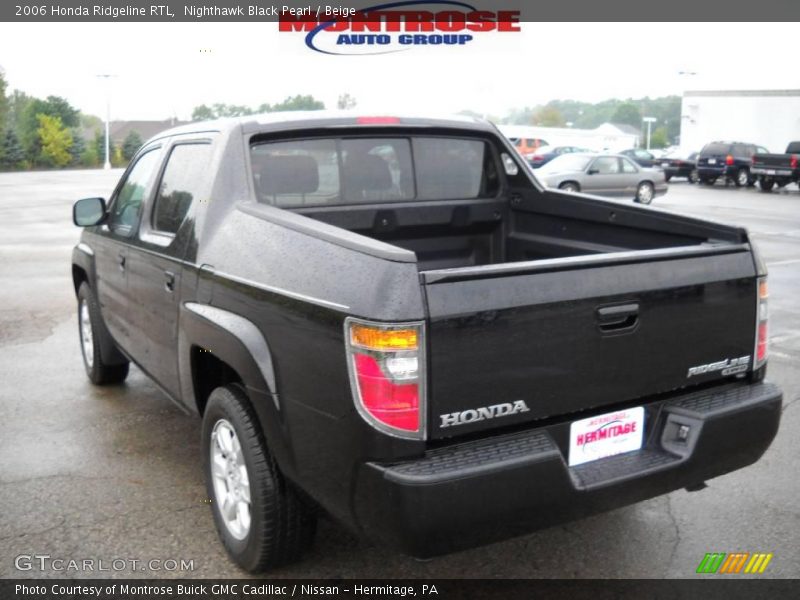 Nighthawk Black Pearl / Beige 2006 Honda Ridgeline RTL