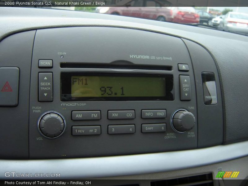 Natural Khaki Green / Beige 2008 Hyundai Sonata GLS