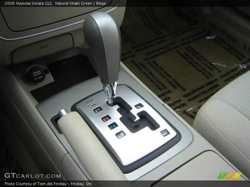 Natural Khaki Green / Beige 2008 Hyundai Sonata GLS
