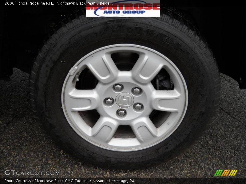 Nighthawk Black Pearl / Beige 2006 Honda Ridgeline RTL
