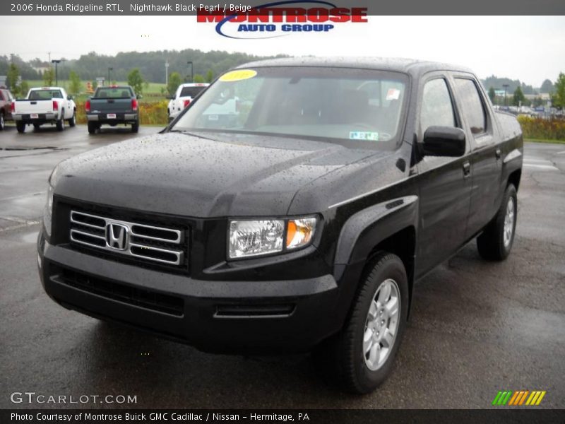 Nighthawk Black Pearl / Beige 2006 Honda Ridgeline RTL