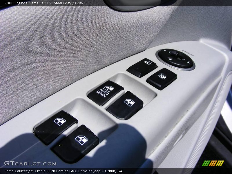 Steel Gray / Gray 2008 Hyundai Santa Fe GLS
