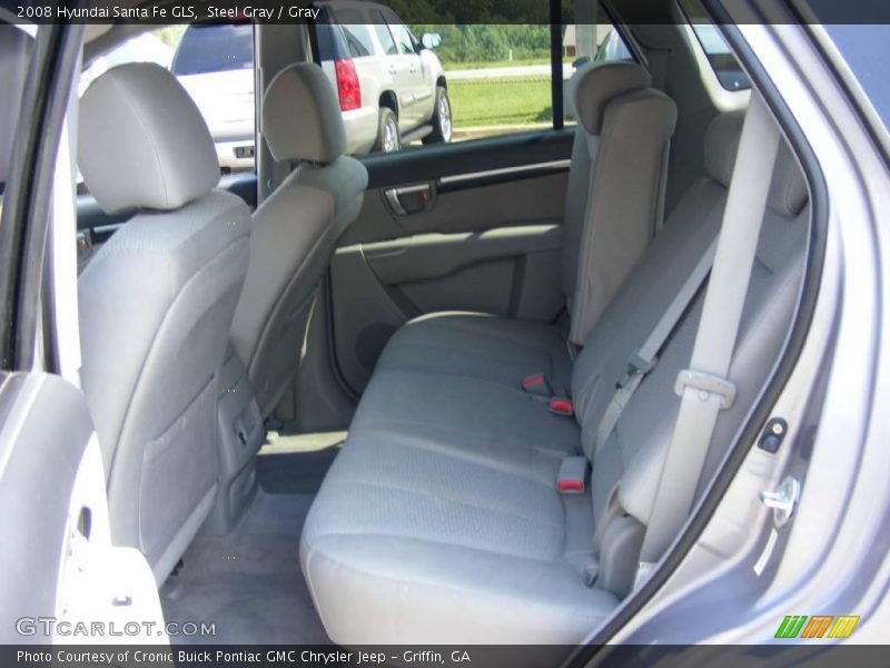 Steel Gray / Gray 2008 Hyundai Santa Fe GLS