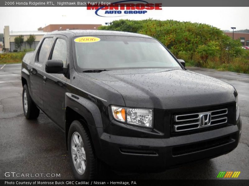 Nighthawk Black Pearl / Beige 2006 Honda Ridgeline RTL