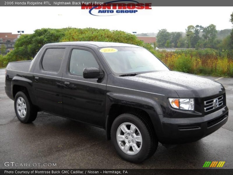 Nighthawk Black Pearl / Beige 2006 Honda Ridgeline RTL