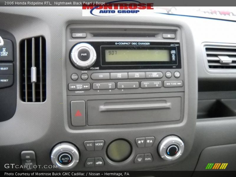 Nighthawk Black Pearl / Beige 2006 Honda Ridgeline RTL