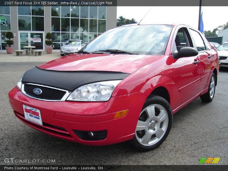 Infra-Red / Charcoal/Light Flint 2007 Ford Focus ZX4 SES Sedan
