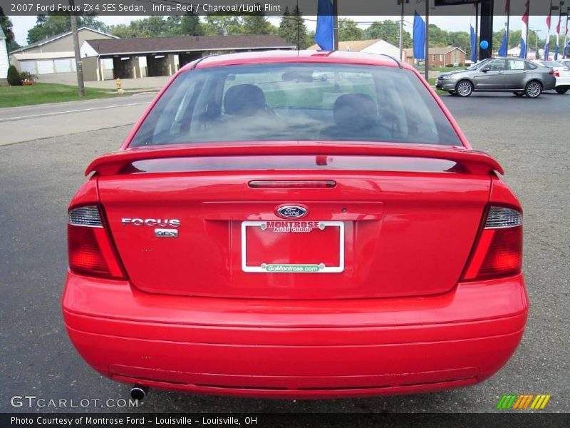 Infra-Red / Charcoal/Light Flint 2007 Ford Focus ZX4 SES Sedan