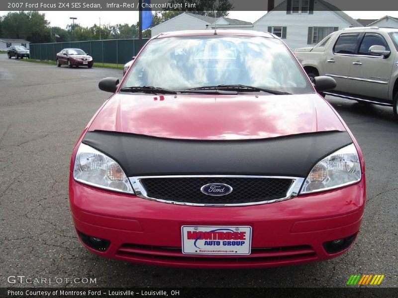 Infra-Red / Charcoal/Light Flint 2007 Ford Focus ZX4 SES Sedan