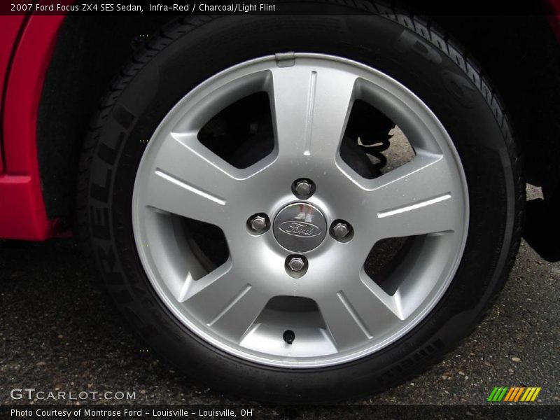 Infra-Red / Charcoal/Light Flint 2007 Ford Focus ZX4 SES Sedan
