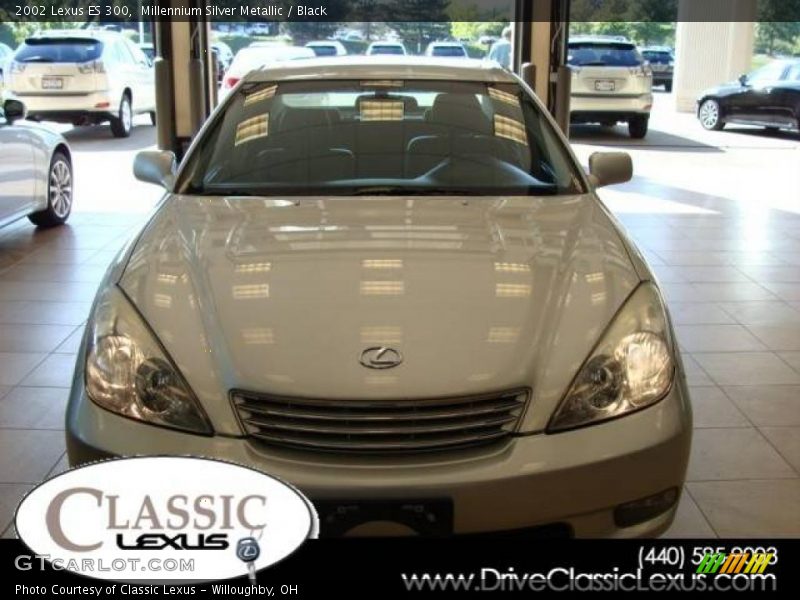 Millennium Silver Metallic / Black 2002 Lexus ES 300