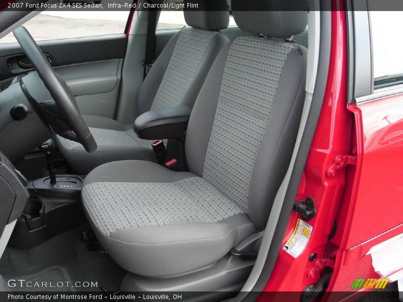 Infra-Red / Charcoal/Light Flint 2007 Ford Focus ZX4 SES Sedan