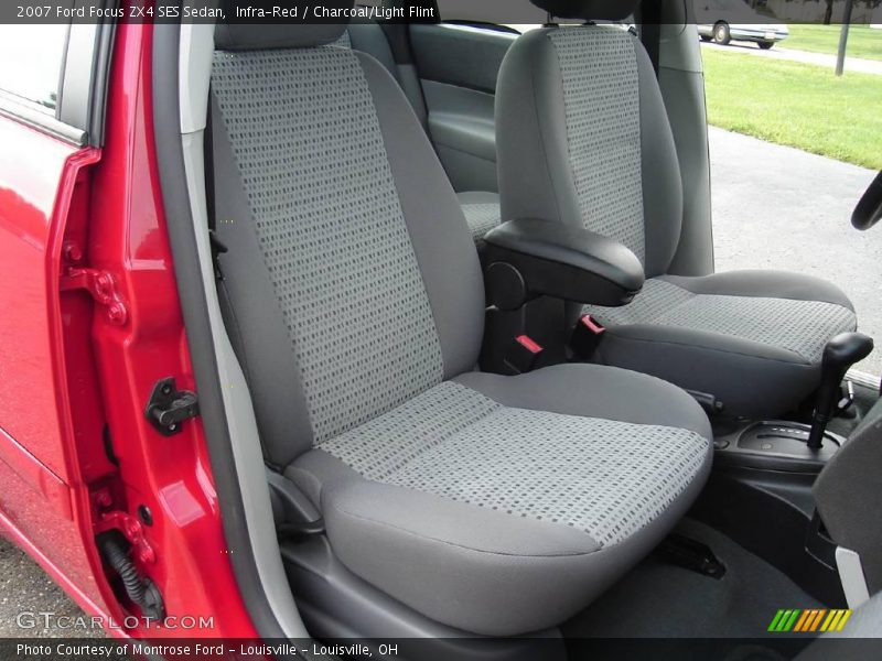 Infra-Red / Charcoal/Light Flint 2007 Ford Focus ZX4 SES Sedan