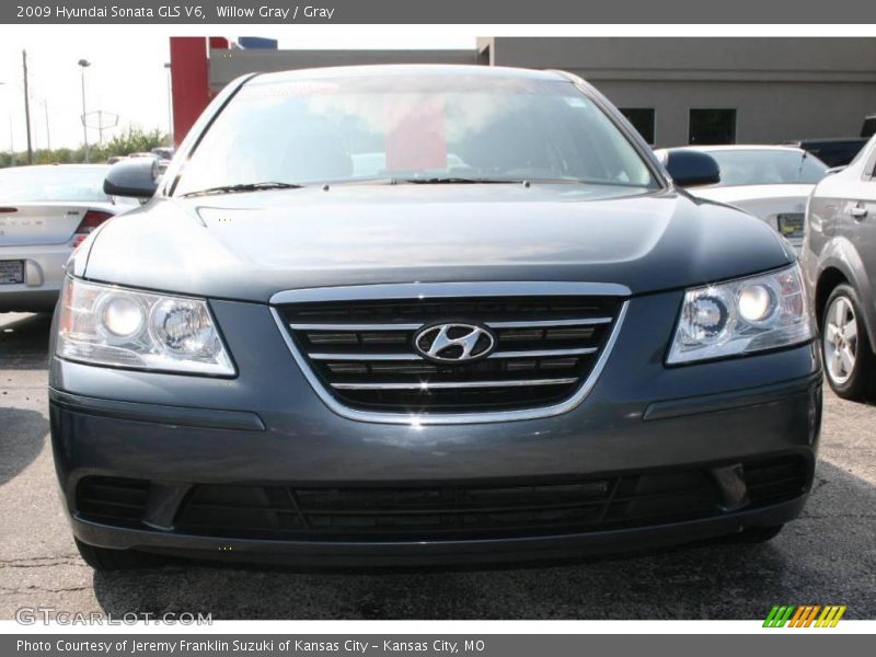 Willow Gray / Gray 2009 Hyundai Sonata GLS V6