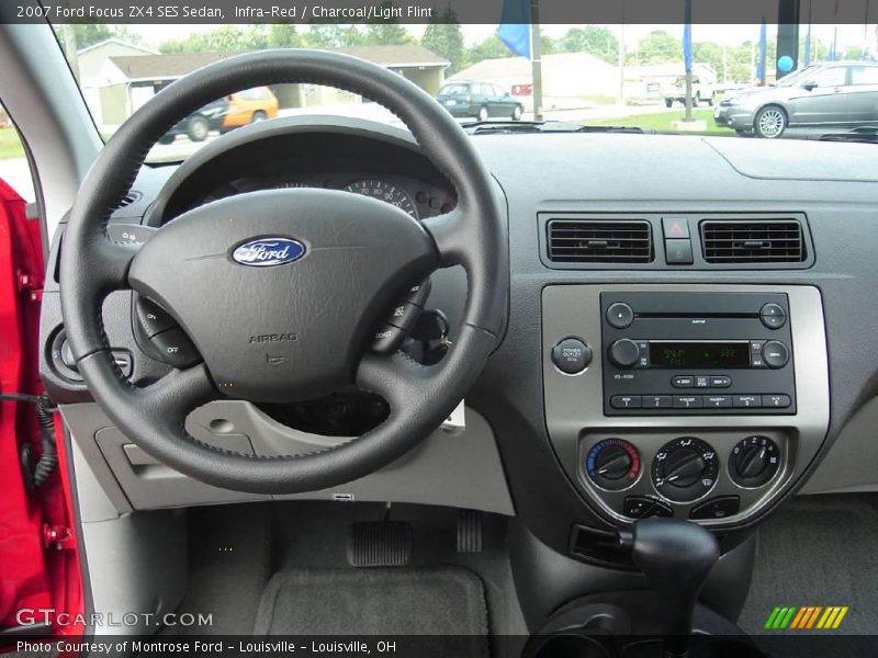 Infra-Red / Charcoal/Light Flint 2007 Ford Focus ZX4 SES Sedan