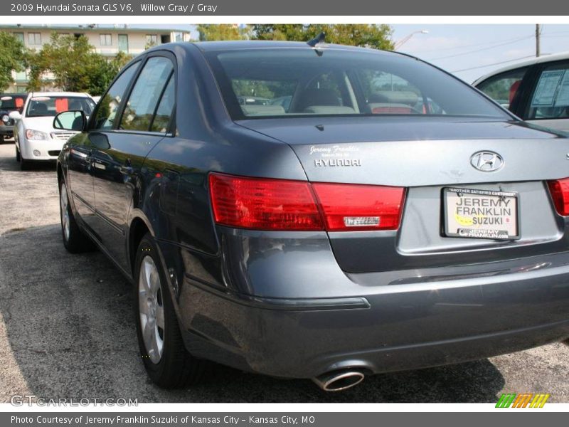 Willow Gray / Gray 2009 Hyundai Sonata GLS V6