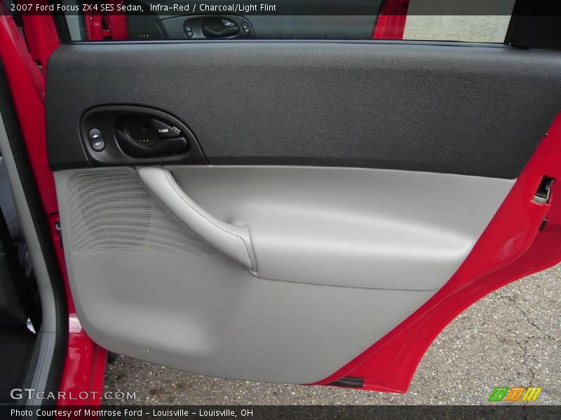 Infra-Red / Charcoal/Light Flint 2007 Ford Focus ZX4 SES Sedan