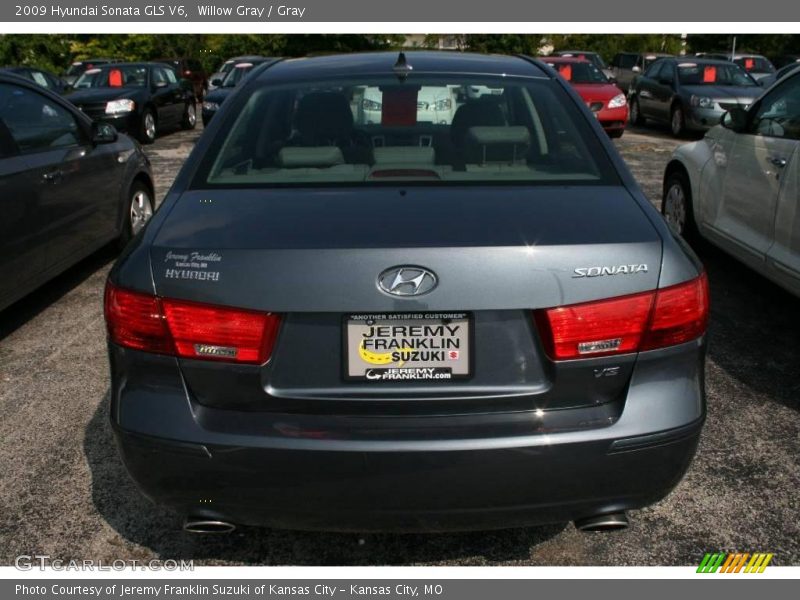 Willow Gray / Gray 2009 Hyundai Sonata GLS V6