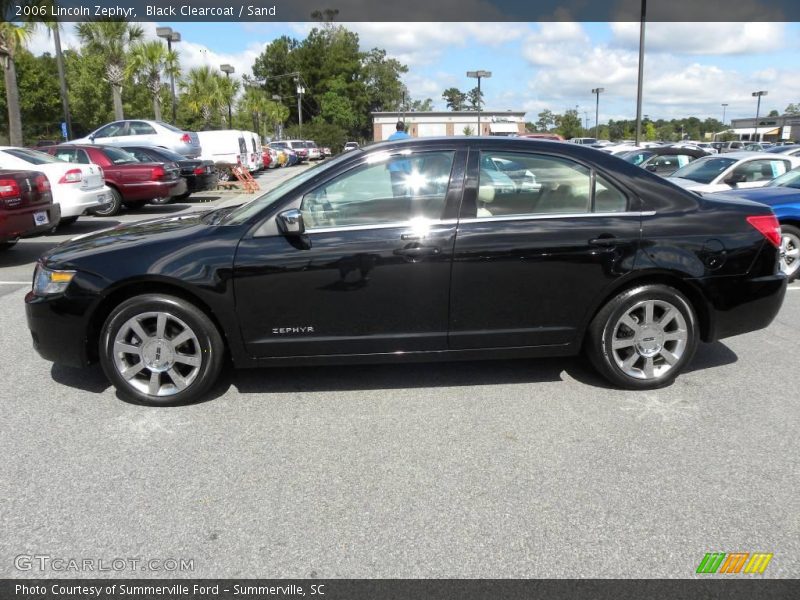 Black Clearcoat / Sand 2006 Lincoln Zephyr