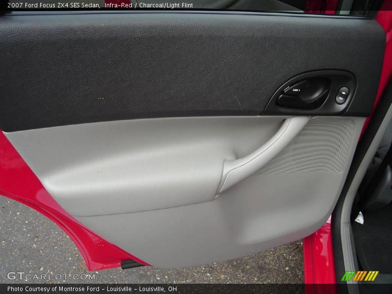 Infra-Red / Charcoal/Light Flint 2007 Ford Focus ZX4 SES Sedan