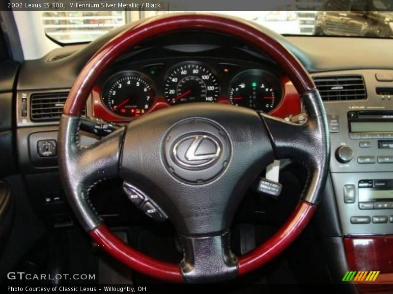 Millennium Silver Metallic / Black 2002 Lexus ES 300