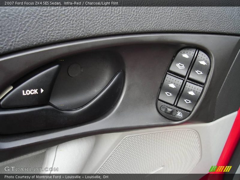 Infra-Red / Charcoal/Light Flint 2007 Ford Focus ZX4 SES Sedan