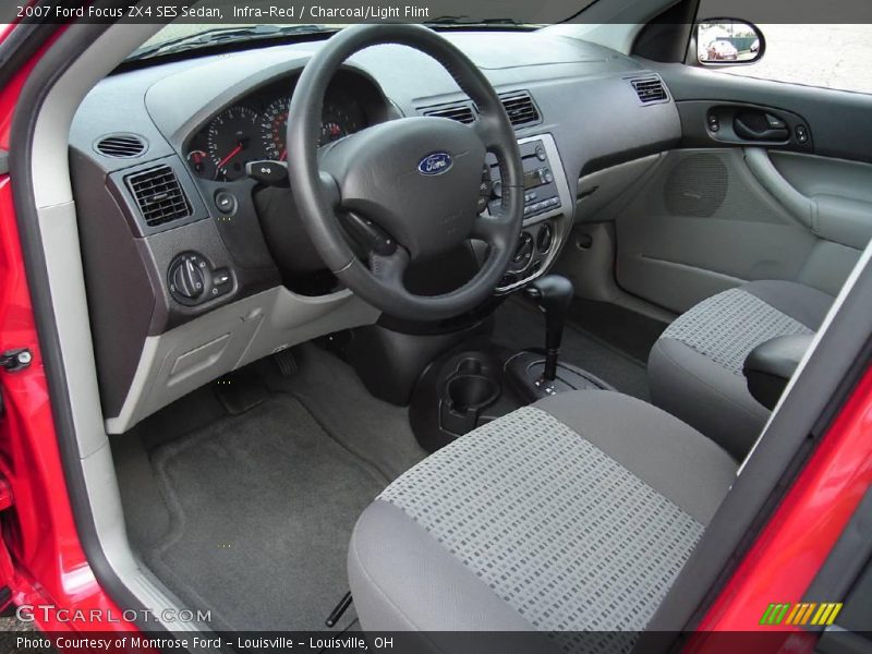 Infra-Red / Charcoal/Light Flint 2007 Ford Focus ZX4 SES Sedan